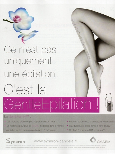 Epilation laser Perfect Beauty Eté 2013